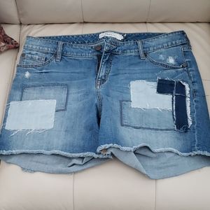 Patchwork shorts